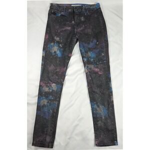 Topshop MOTO Galaxy Print Skinny‎ Jeans W30 L32 (28x30) Grunge Y2K Retro Cool